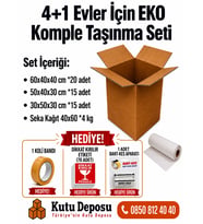 4+1 Evler için EKO Komple Taşınma Seti