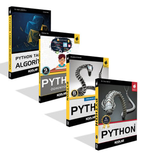 KODLAB YAYIN PYTHON ÖĞRENİYORUM SETİ (Siyah - Beyaz)