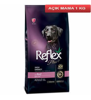 Reflex Plus Biftekli High Energy Köpek Maması 1 Kg AÇIK