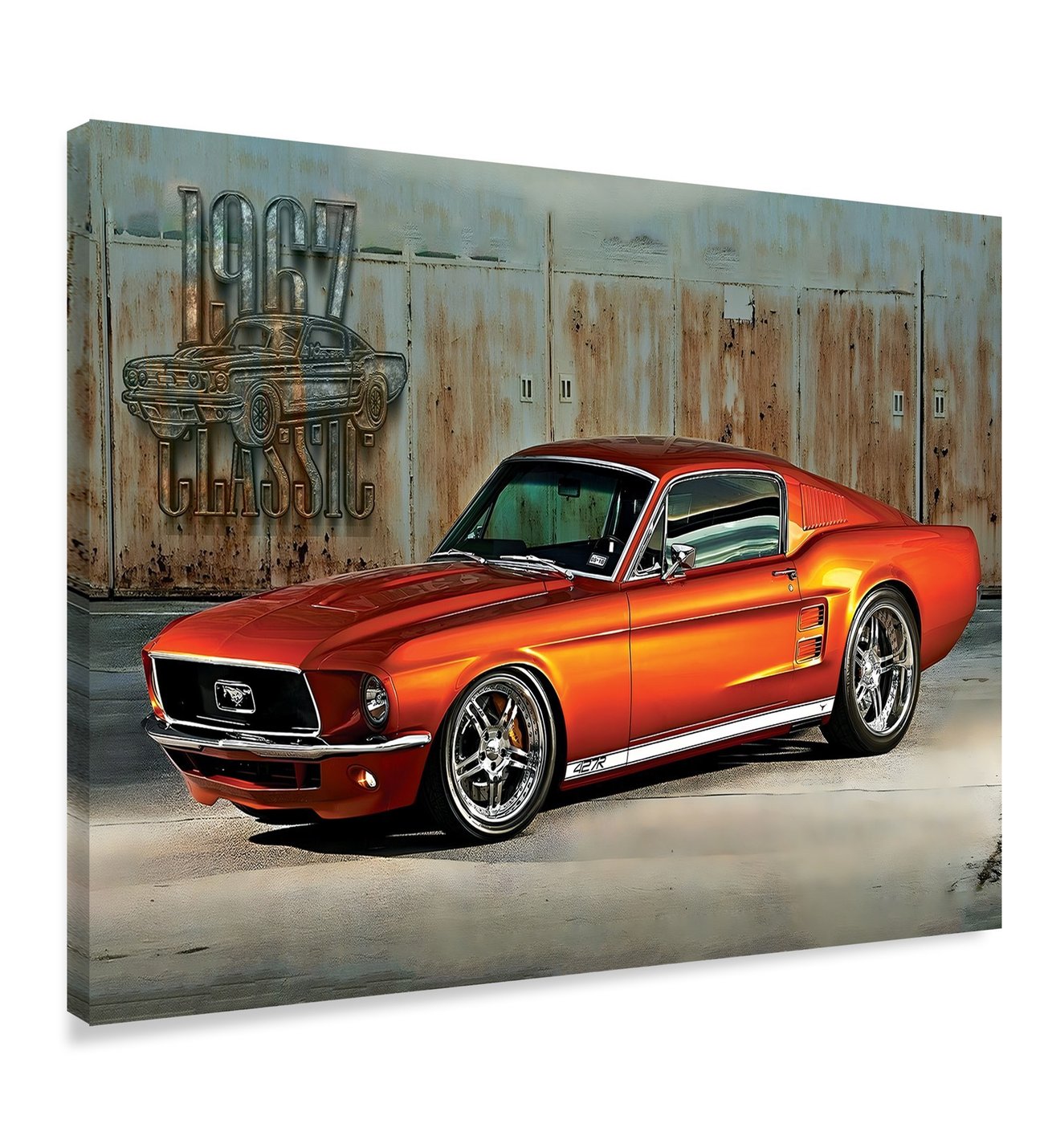 1967 Ford Mustang Kanvas Tablo