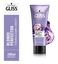 Schwarzkopf Gliss Blonde Perfector Turunculaşma Karşıtı Mor Maske 200 ml