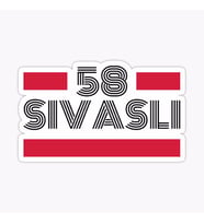 58 Sivaslı Plaka Araba Sticker Yapıştırması