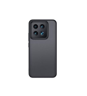 Coverzone Xiaomi Mi 14 ile Uyumlu Sert PC Arka Y�zey Wireless ?arj �zellikli Buzlu Saydam ZF Kapak