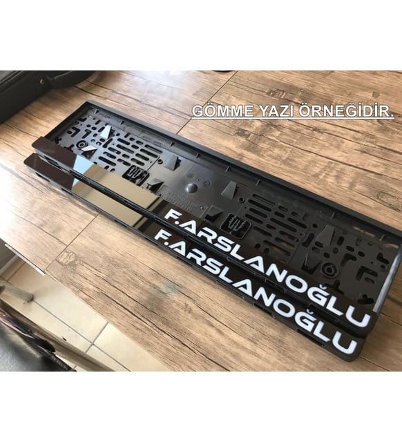 İsme Özel Lazer Kesim Pleksi Plakalık 3 Boyutlu Kabartma Parlak Pleksiglass *Üreticiden* Otomobil Aksesuar Takmatik Plakalık