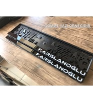 İsme Özel Lazer Kesim Pleksi Plakalık 3 Boyutlu Kabartma Parlak Pleksiglass *Üreticiden* Otomobil Aksesuar Takmatik Plakalık