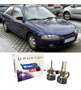 Mitsubishi Colt Led Xenon Uzun + Kısa Far Ampulü H4 Mono Yeni Seri Beyaz 1998-2003
