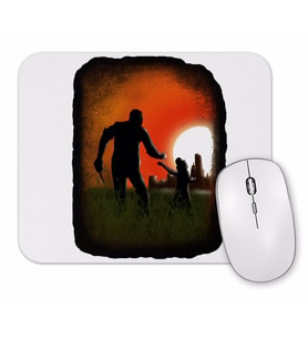 Lee and Clementine Mouse Pad