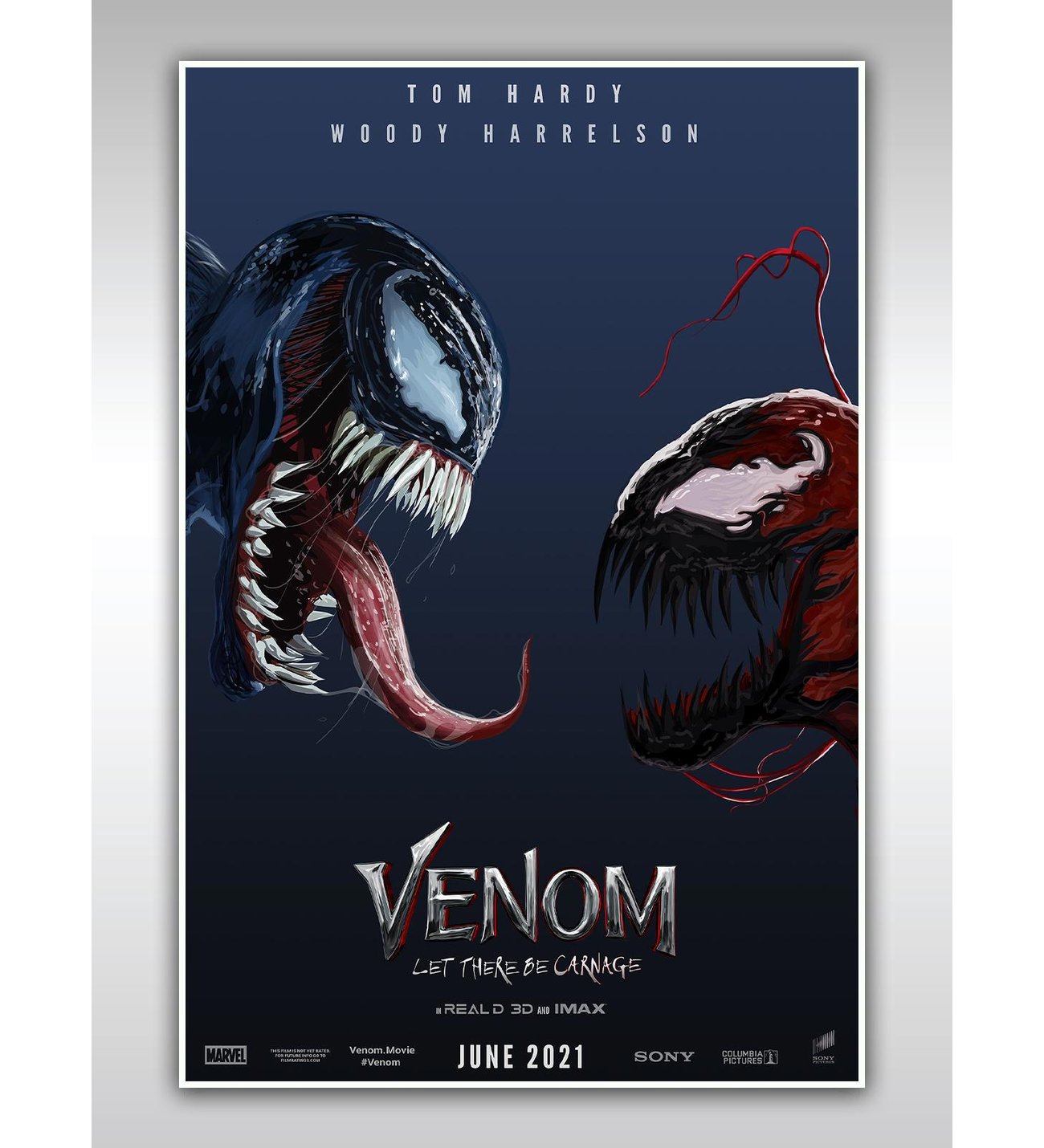 Venom Poster 60x90cm Let There Be Carnage Afiş - Kalın Poster