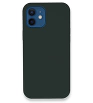 iPhone 12 Kılıf Lansman Legant Silikon - Koyu Yeşil