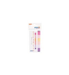 Gıpta Stıckn 180 Yaprak 50 X 20 Mm Indeks Ayraç Kapaklı Recy Kağıt 6 Renk