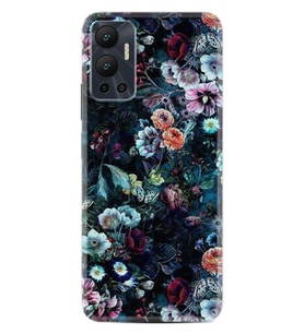 Infınix Hot 12 Kılıf Resimli Desenli Baskılı Silikon Great Flowers 1304