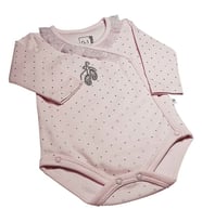 Caramell Babet Uzun Kollu Badi - Pembe - 50 cm - Yenidoğan