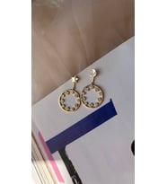 14 K kararmaz küpe