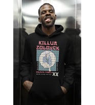 Killua Zoldyck Hunter X Hunter Baskılı Unisex Oversize Anime Karakter Hoodie