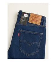 505® regular fit likralı esnek kumaş klasik Erkek Jean Pantolon--soft düz lacivert--