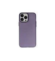 Apple İphone 14 Pro Max Kılıf Modos Metal Kapak - Derin Mor