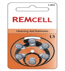 Remcell 13 Numara İşitme Cihaz Pili Kulaklık Pili 6'lı Blister-1 PAKET