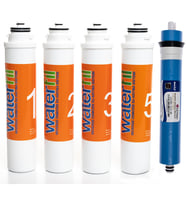 Waterlife Filtre 5 'li LG Mebran Set Waterlife Su Arıtma Filtre *