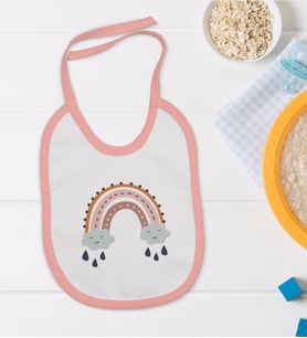 BK Kids Pembe Bebek Mama Önlüğü - Model 136