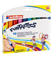 Edding 14 Funtastics Kalın Uçlu Keçeli Kalem 10 Renk 