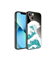 Apple iPhone 13 Uyumlu Kılıf Kamera Korumalı Desenli Sert Silikon Zore Epoksi Kapak (Model 9)