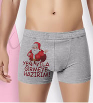 BK Gift Özel Tasarım Eğlenceli Erkek Boxer Serisi - Model 44