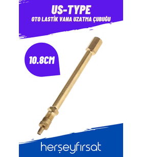 Oto Lastik Vana Uzatma Çubuğu-pirinç-10.8 Cm