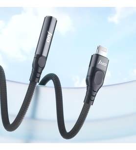 Lightning to 3.5mm Jack Aux Kulaklık Çevirici Dönüştürücü Adaptör Kablo