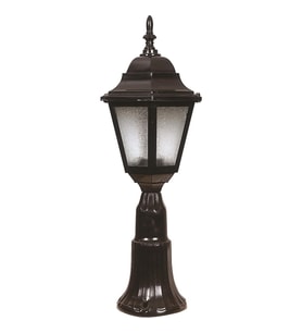 AVONNI BSU-68206-BSY-M1-B Siyah Boyalı Dış Mekan Aydınlatma E27 ABS Polikarbon Cam 23cm