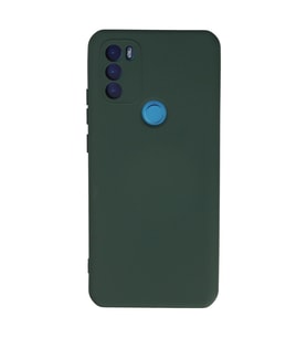 General Mobile Gm 21 Plus Kılıf Nano İçi Kadife Silikon - Koyu Yeşil