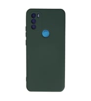 General Mobile Gm 21 Plus Kılıf Nano İçi Kadife Silikon - Koyu Yeşil