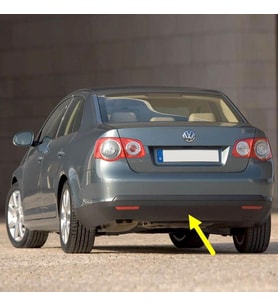 VW Jetta 2006-2010 Arka Tampon Alt Eki Spoyleri 1K5807521B