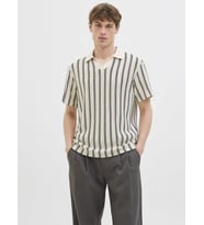 Jack & Jones Premium JPRBLUHARRY Polo Yaka Tişört – Kısa Kollu ve Nefes Alabilir Kumaş (Açık Bej)