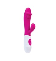 Klitoral Uyarıcı Vibratör 19,5 cm (Pembe-Fuşya)