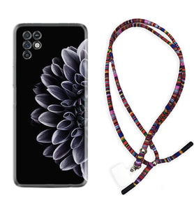 INFINIX Note 11 Pro Note 10 Hot 9 Play Kılıf Boyun Asklı Rasta Silikon Çiçekler 1639