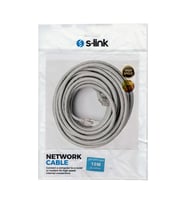 S-Link SL-CAT610 Gri̇ Cat6 10 Metre Kablo