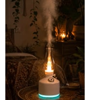 Northcity LED Işıklı Vintage Hava Nemlendirici Aromaterapi Difüzörü - USB Şarjlı & Dekoratif