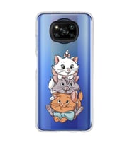 Poco X3 PRO / X3 NFC Uyumlu Marie Kedi Tasarımlı Şeffaf Telefon Kılıfı