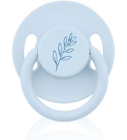 Baby Pure Yuvarlak Uçlu Kauçuk Emzik No:2 - MAVİ
