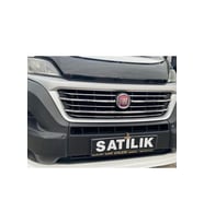 Ducato Ön Panjur Krom 2015 - 2021 Paslanmaz Çelik 8 Parça (Metal)