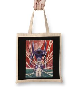 Neon Genesis Evangelion Rei Ayanami 01 Bez Çanta Uzun Saplı