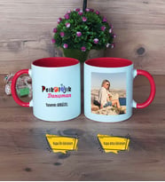 Psikolojik Danışman Kupa Bardak Kırmızı Fotoğraflı Psikolojik Danışmana Hediye