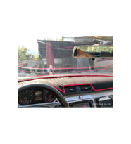 2007-2012 Modellerine Uygun Vw Passat B5 Torpido Koruma Halısı Kenar Renk Kırmızı
