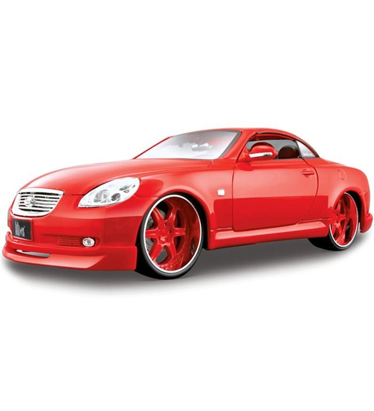ミニカー Maisto 1/18 Lexus SC430 Maisto Lexus Sc 430 Diecast 1:18 Model Araba AllStars Kırmızı