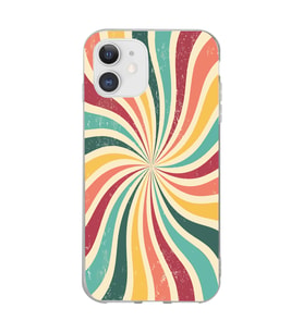 Iphone 11 Uyumlu Colorful Tasarımlı Şeffaf Telefon Kılıfı