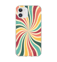 Iphone 11 Uyumlu Colorful Tasarımlı Şeffaf Telefon Kılıfı