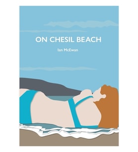 Chesil Sahilinde Ian Mcewan Retro Seyahat Poster Kağıt Kesim Tablo Ahşap Poster Dekoratif