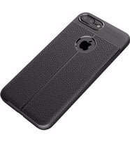 Zore iPhone 7 Plus ile Uyumlu Niss Silikon Kılıf Siyah
