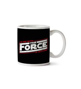 Star Wars İle Bir Sohbet İki Tarafı Baskılı Kupa Bardak