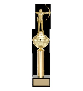 ODAK KUPA - Figürlü Kupalar - Okçu Figürlü Kupalar FG-047 A - 44 cm